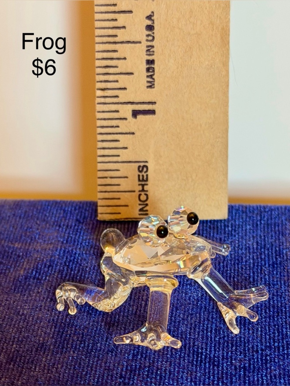 Swarovski frog